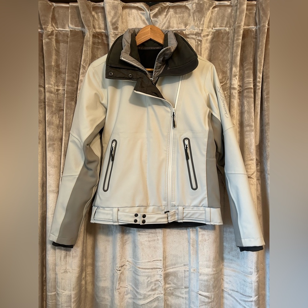 White Salomon 3 in 1 Jacket size S